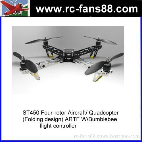 ST450 Four-rotor Aircraft/ Quadcopter (Folding design) ARTF W/Bumblebee flight controller